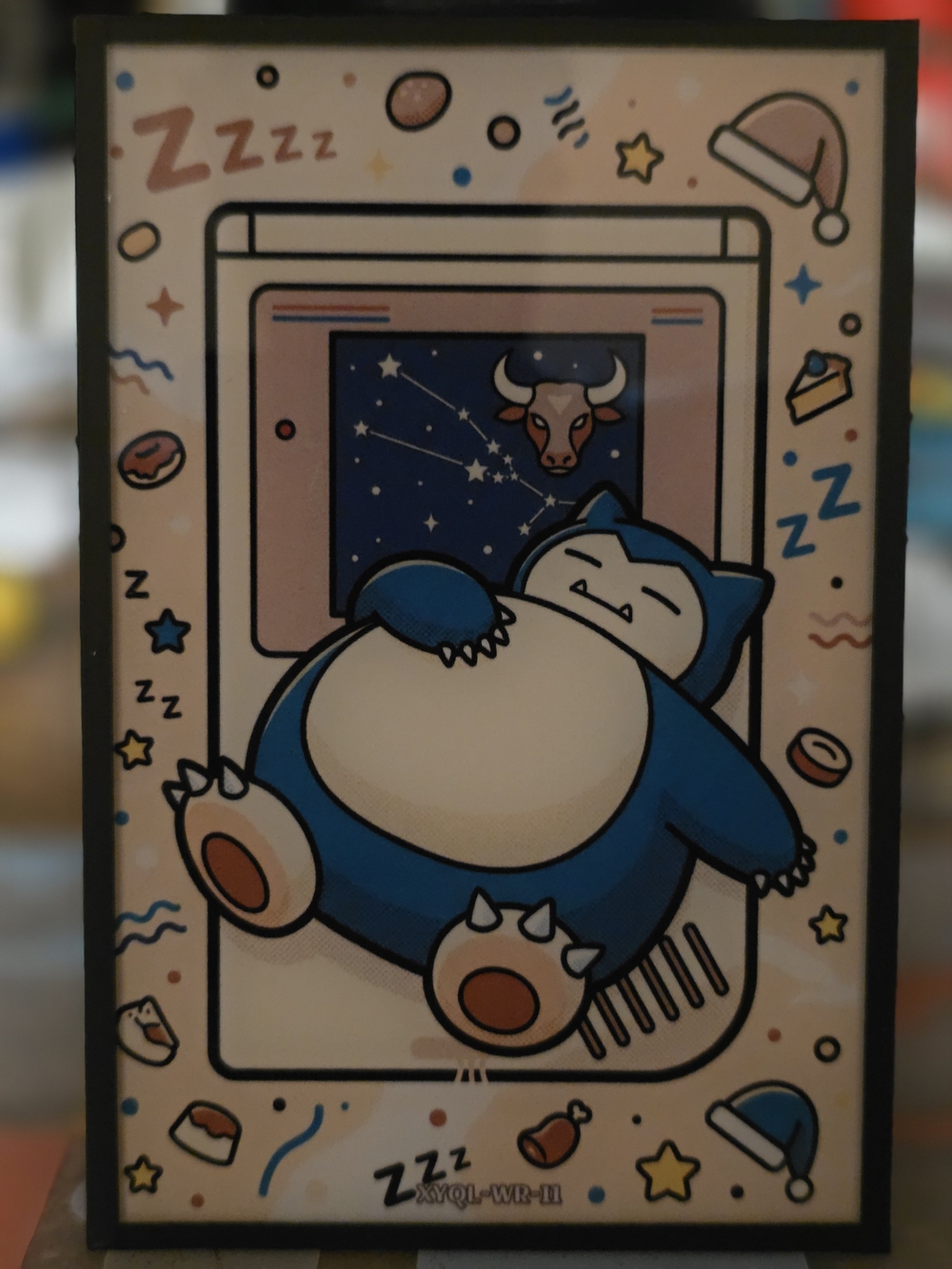 Pokemon Snorlax Taurus Constellation Art Board